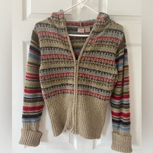 Vintage zip up sweater